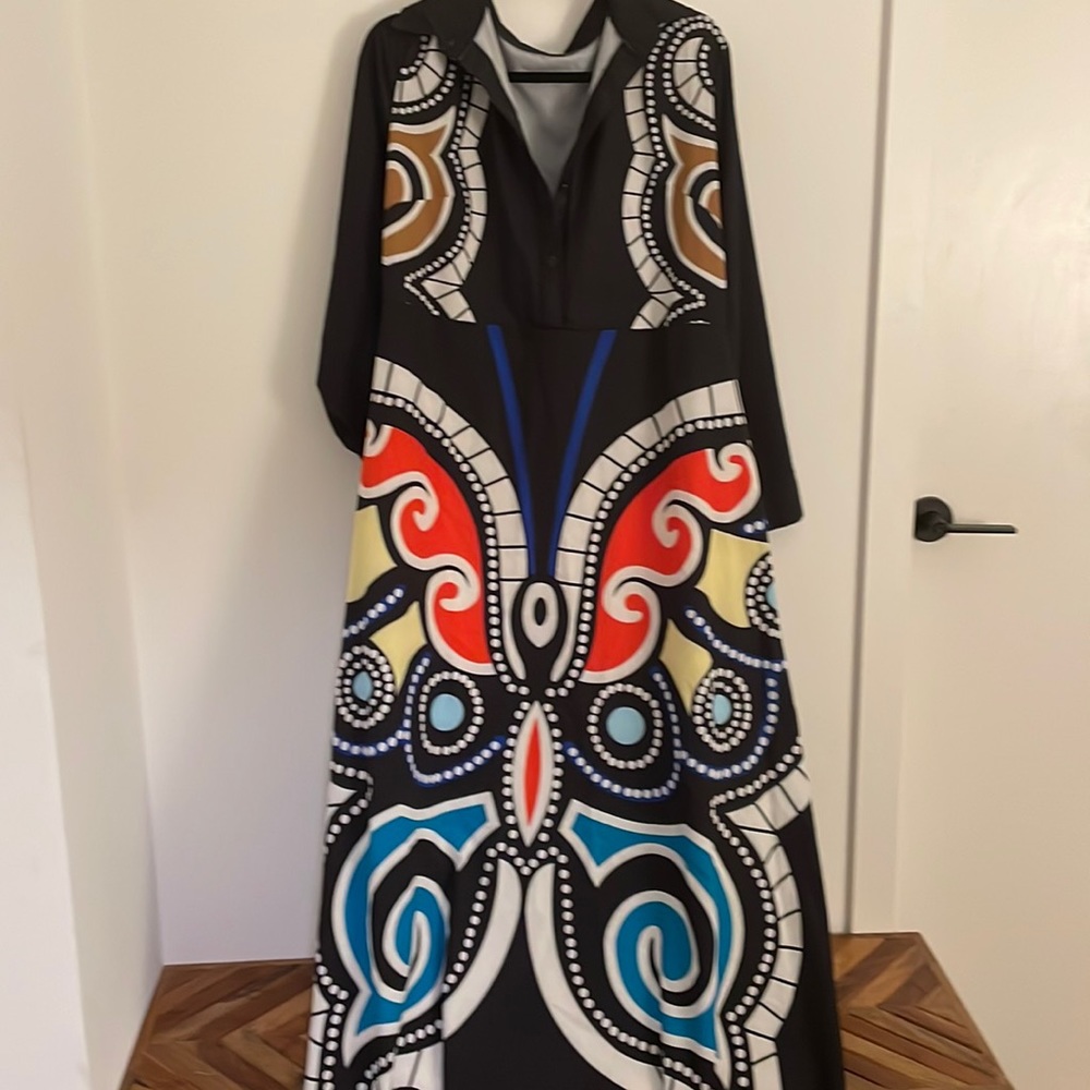 Multicolor Maxi Dress